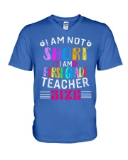 FIRST GRADE SIZE V-Neck T-Shirt tile