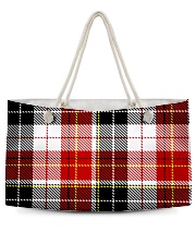 Thread Checked Pattern Weekender Tote tile