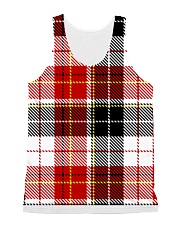 Thread Checked Pattern All-Over Unisex Tank tile