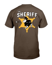 The Sheriff Badge Shirt Premium Fit Mens Tee back