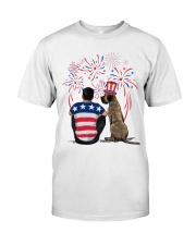 Brindle Great Dane Black Hair Man 4th July Premium Fit Mens Tee thumbnail