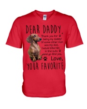 just for dachshund lovers V-Neck T-Shirt thumbnail