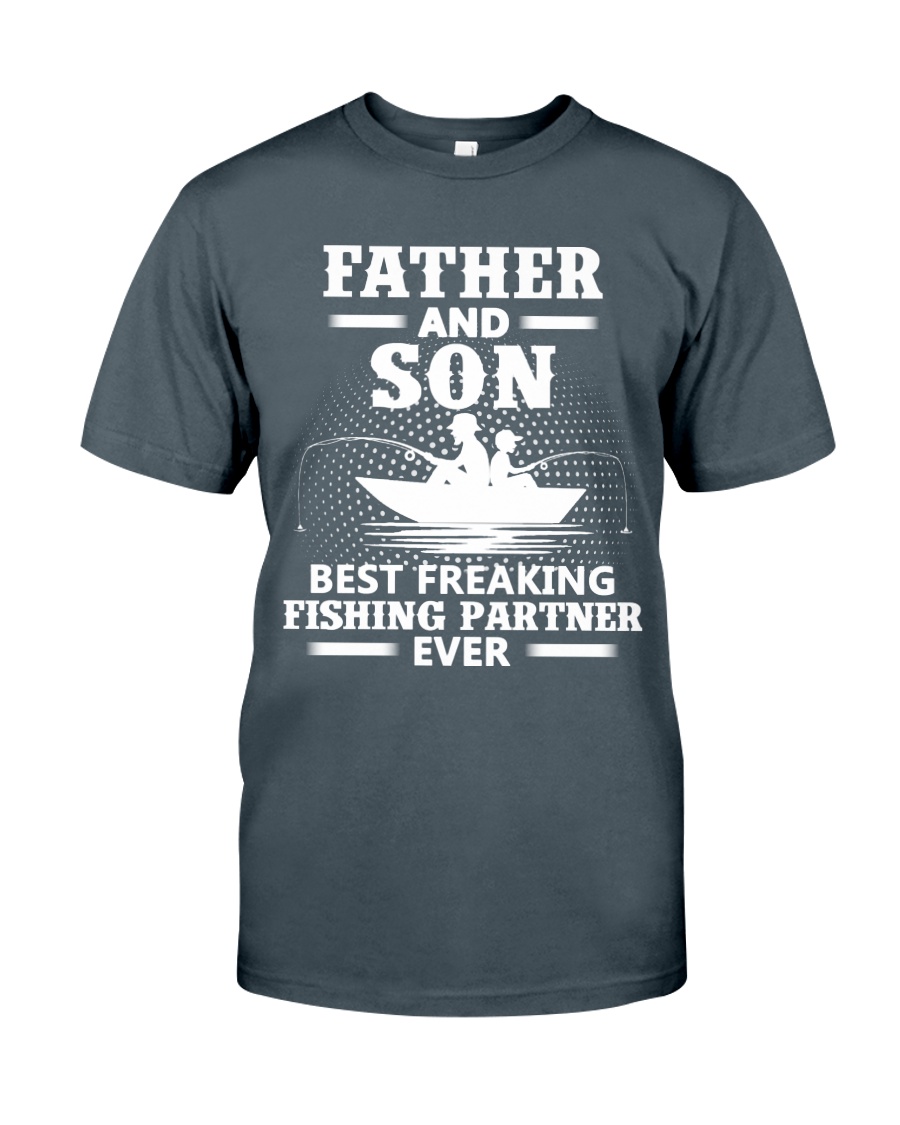 Father and son Best fishing partner ever Classic T-Shirt