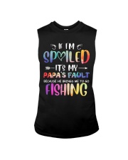 My papa brings me to go FISHING Sleeveless Tee thumbnail
