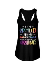 My papa brings me to go FISHING Ladies Flowy Tank thumbnail