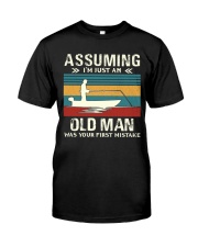 Assuming i'm just an old man love FISHING Premium Fit Mens Tee thumbnail