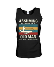 Assuming i'm just an old man love FISHING Unisex Tank thumbnail