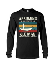 Assuming i'm just an old man love FISHING Long Sleeve Tee thumbnail