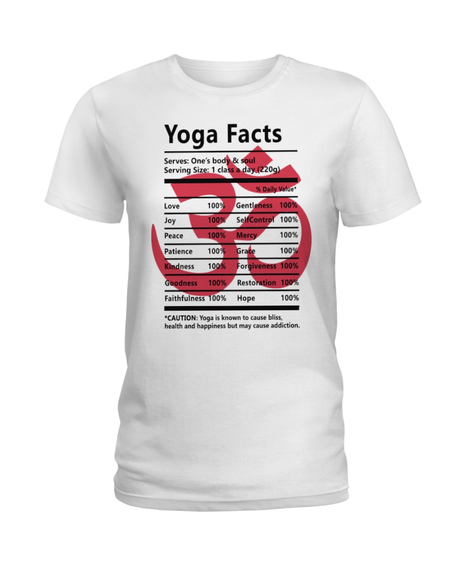 Yoga fact Ladies T-Shirt