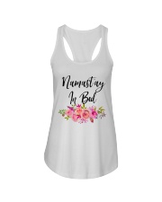 Namast'ay in bed Ladies Flowy Tank thumbnail