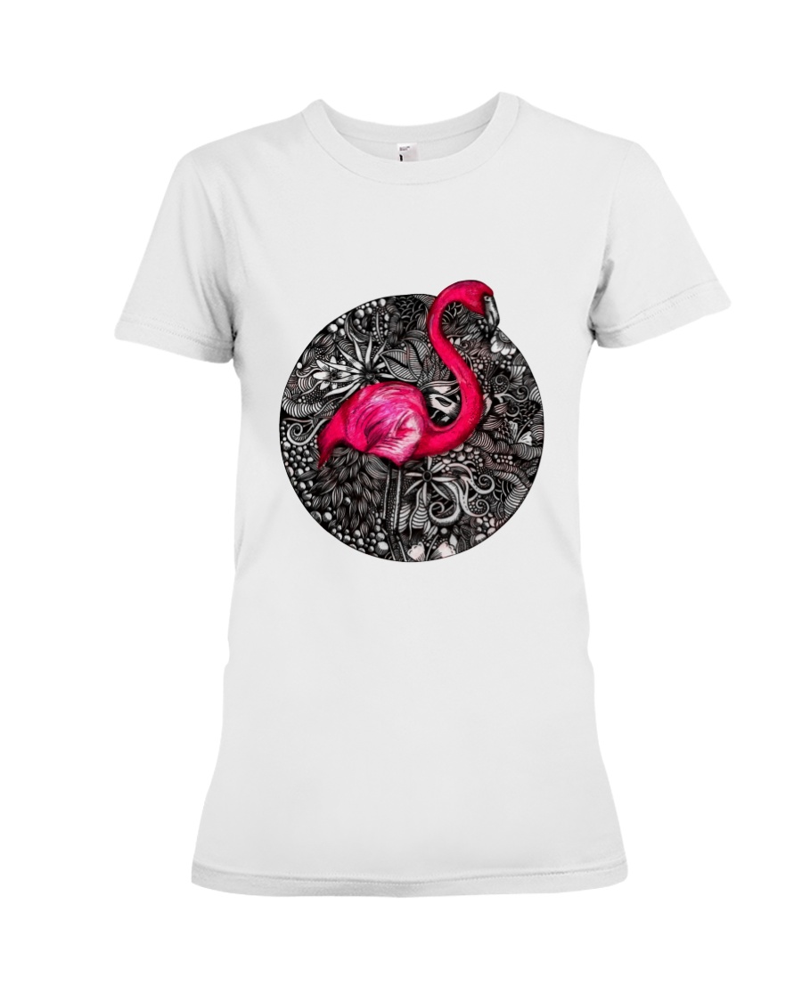 Flamingo Premium Fit Ladies Tee