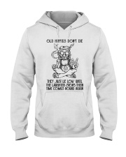 Old hippies don't die Hooded Sweatshirt thumbnail