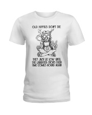 Old hippies don't die Ladies T-Shirt thumbnail