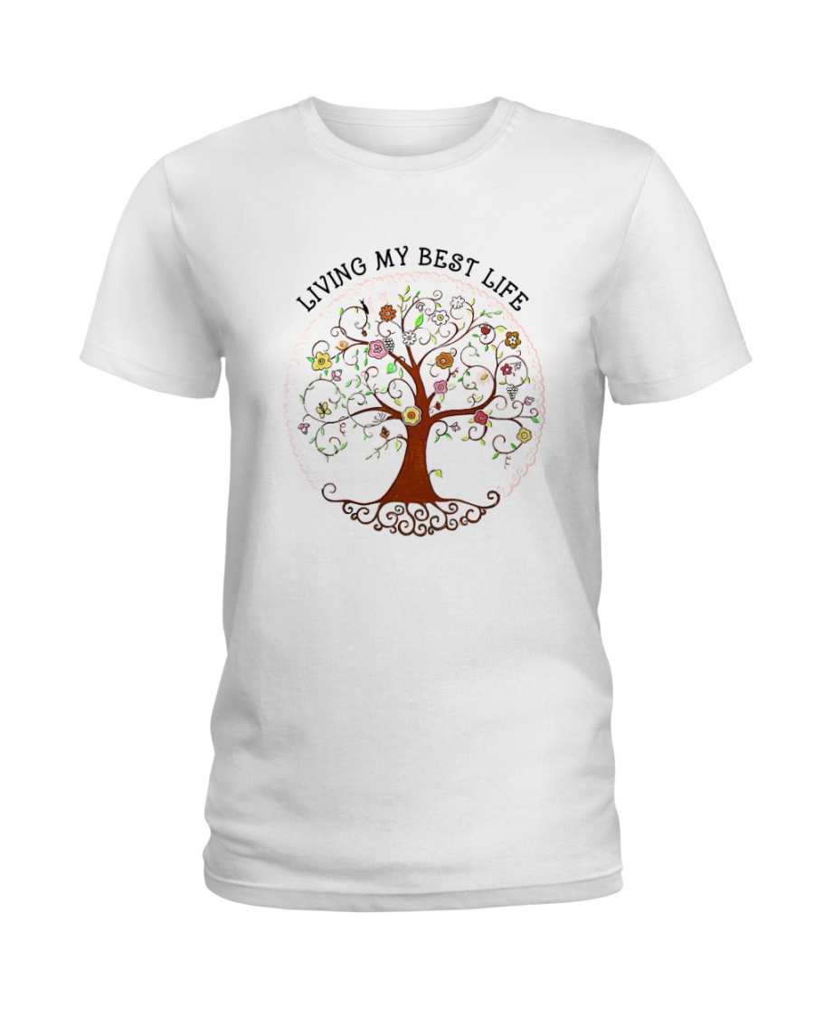 Living My Best Life Ladies T-Shirt