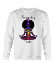 Namastay woke Crewneck Sweatshirt thumbnail