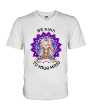 Be kind to your mind V-Neck T-Shirt thumbnail