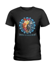 Listen To Your Heart Ladies T-Shirt front