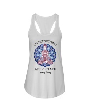 Expect Nothing Appreciate Everything Ladies Flowy Tank thumbnail