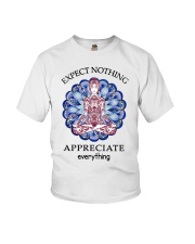 Expect Nothing Appreciate Everything Youth T-Shirt thumbnail
