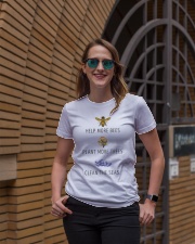Help more bees plant more trees Ladies T-Shirt lifestyle-women-crewneck-front-2