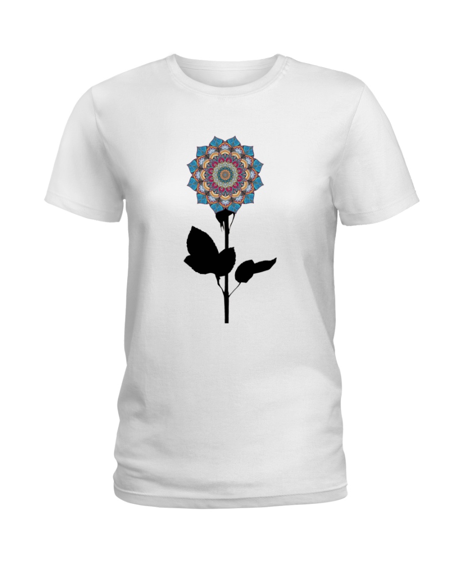 Mandala flower Ladies T-Shirt