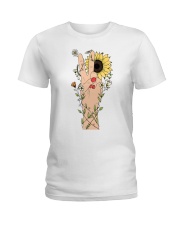 Peace sign Ladies T-Shirt tile