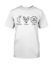 Peace love om Classic T-Shirt thumbnail