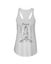 Yoga peace 2 Ladies Flowy Tank thumbnail