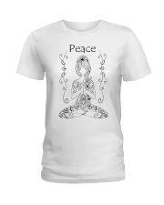 Yoga peace 2 Ladies T-Shirt front