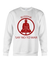 Buddha say no to war Crewneck Sweatshirt thumbnail