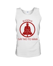 Buddha say no to war Unisex Tank thumbnail
