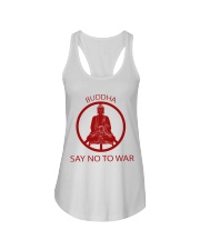Buddha say no to war Ladies Flowy Tank thumbnail