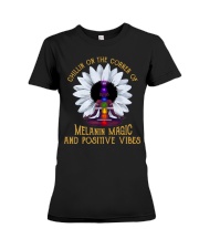 Positive vibes Premium Fit Ladies Tee thumbnail
