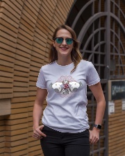 Namaste om Ladies T-Shirt lifestyle-women-crewneck-front-2