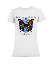 Think of me Premium Fit Ladies Tee thumbnail