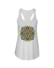 Mandala flower Ladies Flowy Tank thumbnail