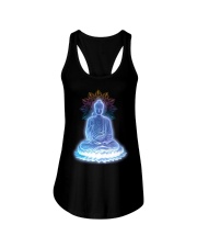 Buddha namaste Ladies Flowy Tank thumbnail