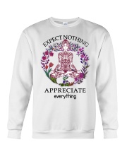 Expect Nothing Appreciate Everything Crewneck Sweatshirt thumbnail