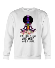 All i need is love and yoga Crewneck Sweatshirt thumbnail