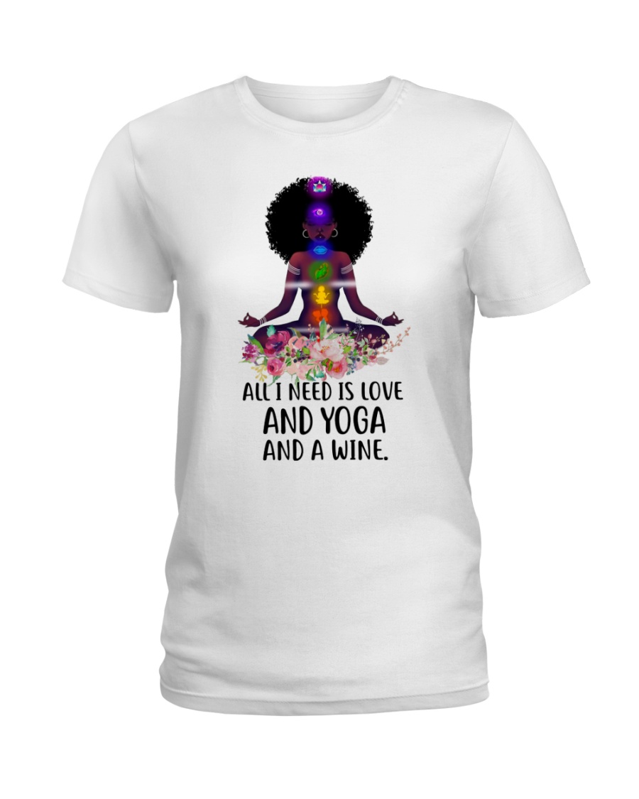 All i need is love and yoga Ladies T-Shirt