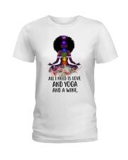 All i need is love and yoga Ladies T-Shirt front