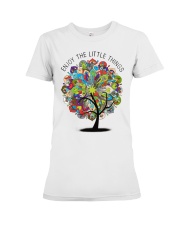 Enjoy the little things Premium Fit Ladies Tee thumbnail