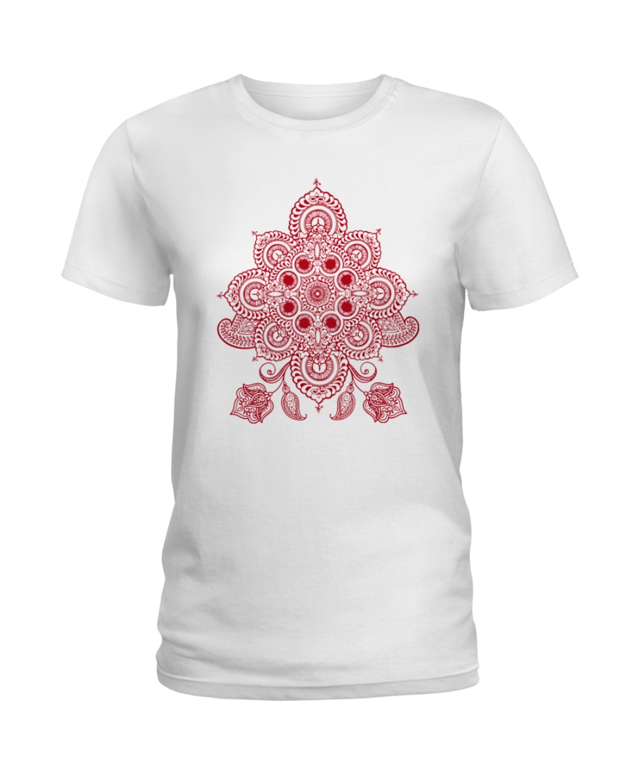 Namaste mandala Ladies T-Shirt