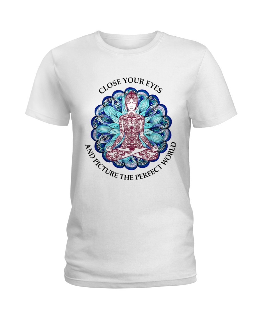 Close your eyes Ladies T-Shirt