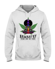 Namastay home and get hight Hooded Sweatshirt thumbnail