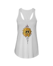 Sunflower peace Ladies Flowy Tank thumbnail