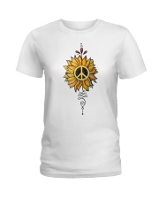 Sunflower peace Ladies T-Shirt thumbnail