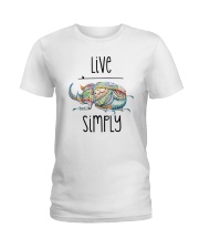Live Simple Ladies T-Shirt front