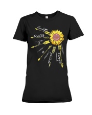 Every breath is a second chance Premium Fit Ladies Tee front