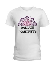 Radiate positivity Ladies T-Shirt front